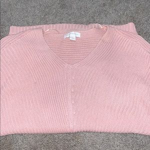 pink sweater